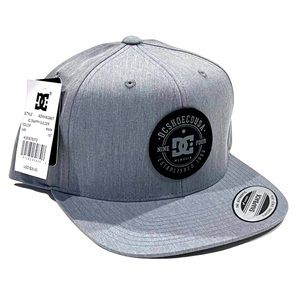 (SOLD OUT!) DC Shoes Snappy Guilder Gray SnapBack Flat Brim Hat Cap